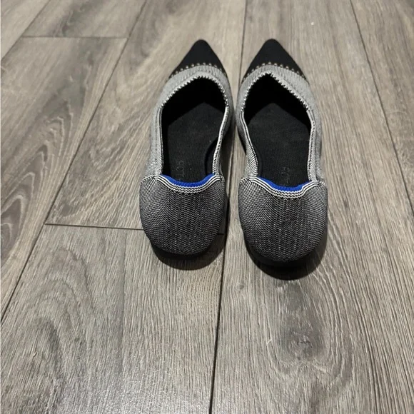 Rothy's Black and White Striped Flats - Picture 6 of 8